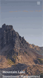 Mobile Screenshot of mountainlakeinvest.com
